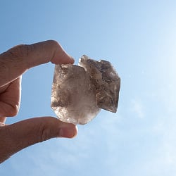 【一点物】スリランカ産エレスチャルスモーキークォーツ 【160g】稀少石の画像