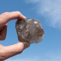 【一点物】スリランカ産エレスチャルスモーキークォーツ 【193.5g】稀少石の商品写真