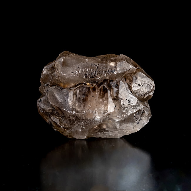 【一点物】スリランカ産エレスチャルスモーキークォーツ 【198.5g】稀少石 3 - 別角度からの写真です