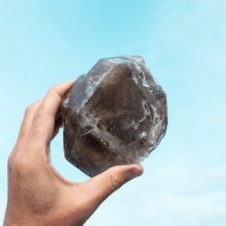 【一点物】スリランカ産エレスチャルスモーキークォーツ 【689.5g】稀少石