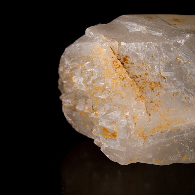 【一点物】 ヒマラヤ水晶原石 【439.5g】アイスクリスタル・セルフヒールド・バーコード・透明 5 - 拡大写真です。