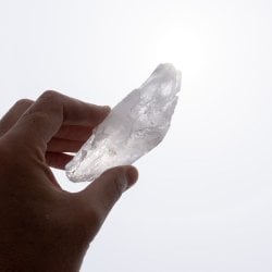 【一点物】 ヒマラヤ水晶原石 【210.5g】透明・カテドラル・セルフヒールドの画像