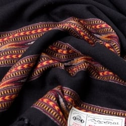 〔224cm×96cm〕ヒマラヤ山麓のクル地方伝統の大判ショール　ストール - サブ3