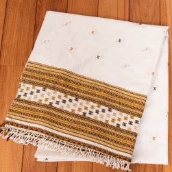 【1点もの】ブジョーディ村の手織りショール(NP-STOL-79)