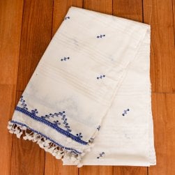 ブジョーディ村の手織りショール(NP-STOL-91)