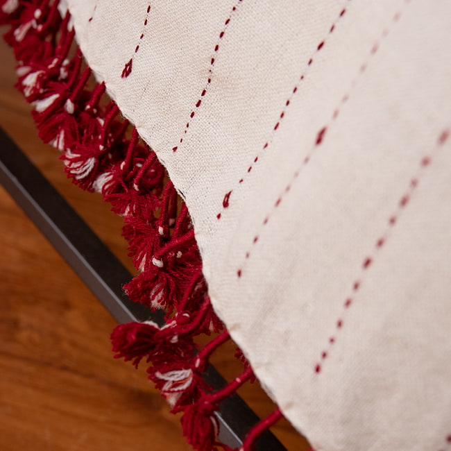 【1点もの】ブジョーディ村の手織りショール 12 - 別の角度から撮ってみました。