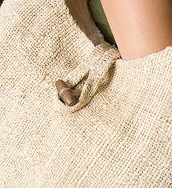 シルクスレッドとヘンプのショルダーバッグ - サブ2