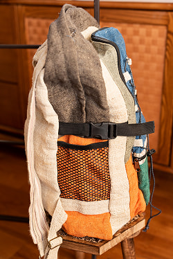 ワイルドヘンプのカラフルバックパック - グレーライン - サブ5