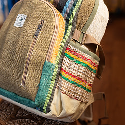 ネパールで手作り　ヒマラヤンヘンプのバックパック - サブ4