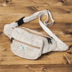 ネパールヘンプのウェストポーチ