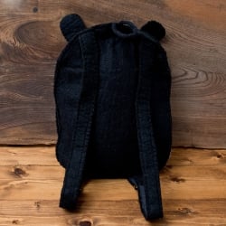 手作りフェルト　ネパールのゆるいアニマルリュックサック - パンダさん - サブ3