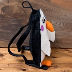 手作りフェルト　ネパールのゆるいアニマルリュックサック - インコさん - サブ2