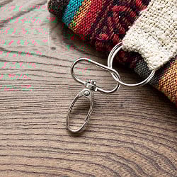 ヘンプとネパールゲリの手作りポーチ - 横長 - サブ5