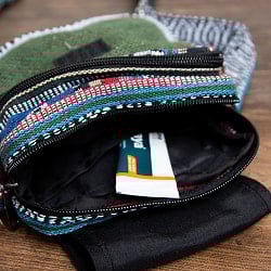 【3色展開】ヘンプとネパールゲリコットンのナチュラルポシェット - サブ4