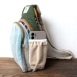 【3色展開】ネパールヘンプとゲリコットンのワンショルダーバッグ - サブ3