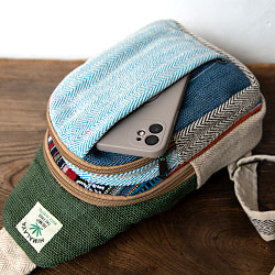 【3色展開】ネパールヘンプとゲリコットンのワンショルダーバッグ - サブ5