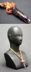 サイケデリックガラスパイプネックレス [大]の商品写真