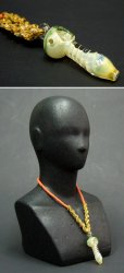 サイケデリックガラスパイプネックレス [小]の商品写真