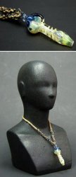 サイケデリックガラスパイプネックレス [小]の商品写真