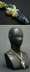 サイケデリックガラスパイプネックレス [小]の商品写真