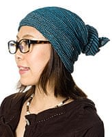 何通りも楽しめる！魔法のターバン 【ネイビーブルー】の商品写真
