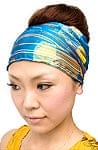 オールドサリーヘアバンド- 青系アソートの商品写真