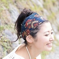 エスニックな装いに！プシュカルコットンのヘアバンドの商品写真