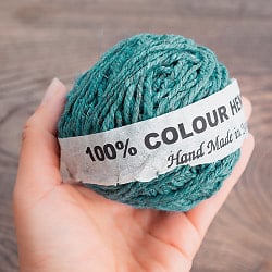 〔手芸用〕カラーヘンプボール - ターコイズブルー - サブ3