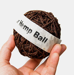 カラーヘンプボール-茶 - サブ3
