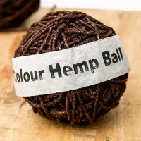 カラーヘンプボール-茶