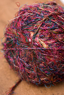 シルク・リサイクル・カラフル・スレッドボール  - サブ3