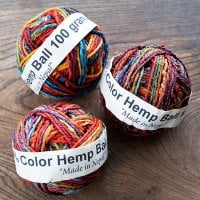 カラーヘンプボール - MIX