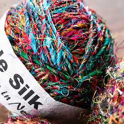 シルク・リサイクル・カラフル・スレッドボール - サブ2