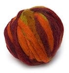 カラーウールボール - オレンジ×ヴァイオレットの商品写真