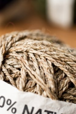 カラーヘンプボール - ナチュラル - サブ2