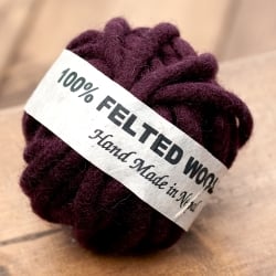 【自由に選べる4個セット】フェルトウールボール - あずき - サブ2