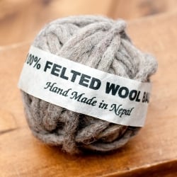 【自由に選べる4個セット】フェルトウールボール - あずき - サブ3