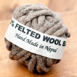 【自由に選べる4個セット】フェルトウールボール - あずき - サブ5