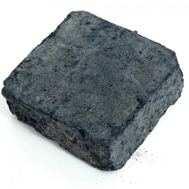 【送料無料・5個セット】インディゴケーキ - インド藍 ブロック 藍染用 【標準品 約100g】 3 - 白背景で撮影しました