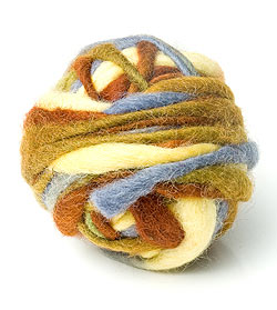 【自由に選べる4個セット】カラーウールボール - 緑×グレー - サブ4