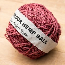 【お得な30個セット アソート】〔手芸用〕カラーヘンプボール - サブ2