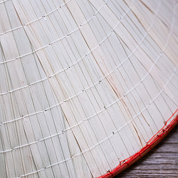 ベトナム文化の象徴 伝統傘 ノン・ラーLサイズ - サブ5