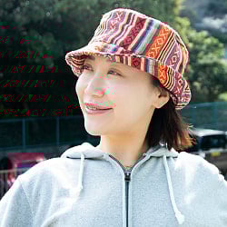 ユニセックスで楽しめる！キャンプにアウトドアに！ゲリコットンハット - サブ3