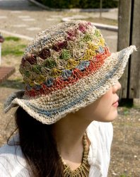 ヘンプとコットンのハットの商品写真