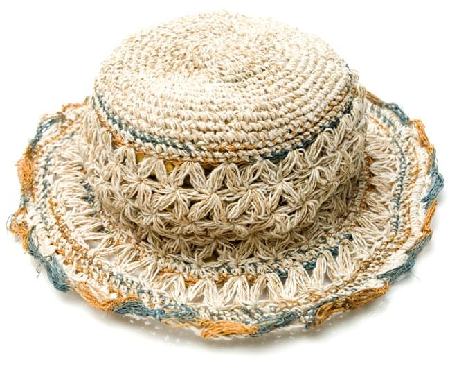 ヘンプとコットンのハットの写真