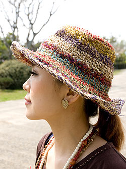 ヘンプとコットンのハット - サブ5