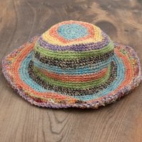 ヘンプとコットンのハット