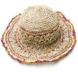 ヘンプとコットンのハットの商品写真