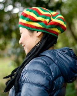 フェイクドレッド付きジャマイカハット - サブ2