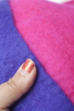 ヒマラヤ星人の帽子 【ピンク×紫】 - サブ4